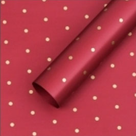 PAPEL CELOFAN CF2134-01 POLKA PEQUEÑO VINO