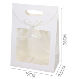 BOLSA BOND CON ASA TROQUELADA Y VENTANA 643857