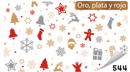 PAPEL COUCHE NAVIDEÑO MOD. 544