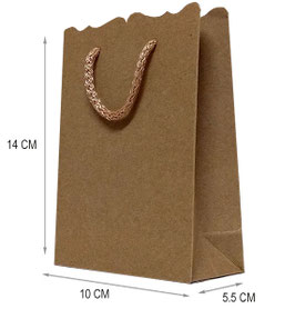 BOLSA KRAFT NATURAL JOYERIA