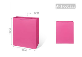 BOLSA DE COLOR PLASTIFICADA MINI 660355