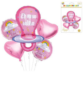 SETS DE GLOBOS ES UNA NIÑA DS08707