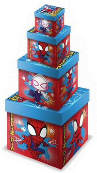 TORRE DE CUBOS PLASTIFICADOS RIGIDOS SPIDY