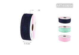 LISTON 650054 CON APLICACION EN TELA