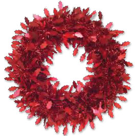 CORONA BOA ROJA DE HOJAS GIGANTES 7501012131988