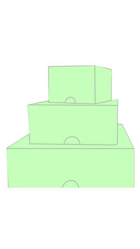 CAJA DE USOS MULTIPLES VERDE
