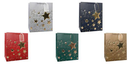 BOLSA NAVIDEÑA PREMIUM SERIE ESTRELLAS GRANDE