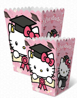 CAJA PALOMERA CHICA KITTY GRADUACION FELICIDADES