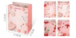 BOLSA LOVE ROSA 660665 MEDIANA