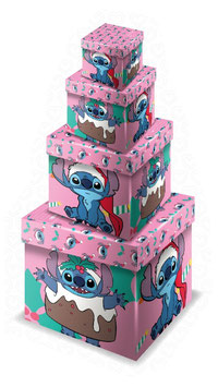 TORRE DE CUBOS NAVIDEÑO STICH ROSA