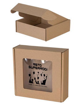 CAJA PARA DESAYUNOS CON VENTANA VINTAGE GRADUACION