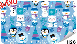 PAPEL COUCHE NAVIDEÑO MOD. 1126