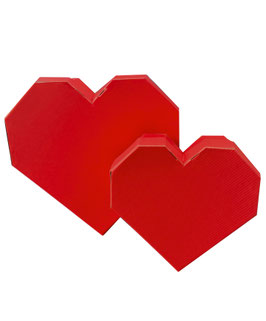 CAJA DE CORAZON EMPALMADO ROJO