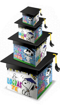 TORRE DE CUBOS SNOOPY LO LOGRASTE