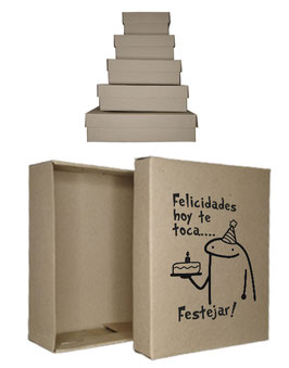 CAJA TAPA BASE 30X30X15 VINTAGE GRADUACION