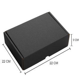 CAJA RELF O E COMERCE NEGRA 22X22X9