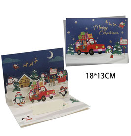 TARJETA TRIDIMENCIONAL NAVIDEÑA DS62117