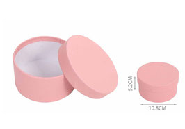 CAJA DE JOYERIA CIRCULAR LISA 660134 ROSA