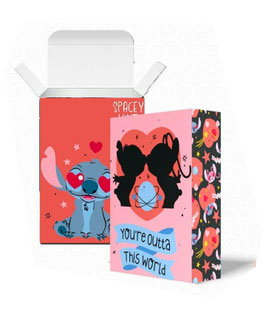 CAJA RIGIDA CEREARELA STICH ROJA