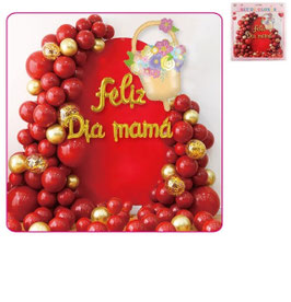 SETS DE GLOBOS FELIZ DIA MAMA DS12130