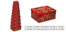 SETS DE CAJA DURA 10 PZAS DECORADA DS45896