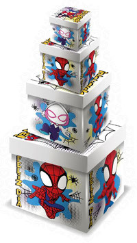 TORRE DE CUBOS RIGIDOS SPIDY SIN BARNIZ