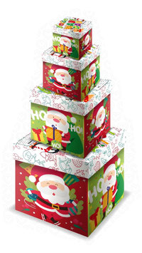 TORRE DE CUBOS NAVIDEÑO SANTA CLAUS