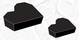 CAJA DE CORAZON EMPALMADO NEGRO