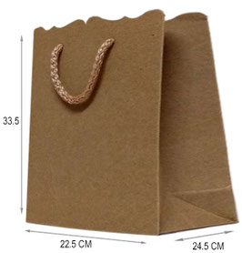 BOLSA KRAFT NATURAL BALONERA