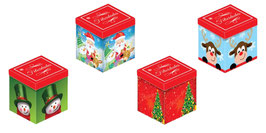 TORRE DE CUBOS MICROCORRUGADO EMPALMADO NAVIDEÑO DIAMANTE SERIE 4