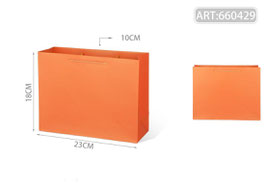 BOLSA PLASTIFICADA BOUTIQUE MEDIANA 660429 NARANJA