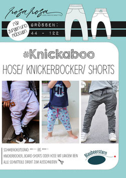 PAPIERSCHNITTMUSTER "Knickaboo" von rosarosa