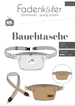 PAPIERSCHNITTMUSTER "Bauchtasche" von Fadenkäfer