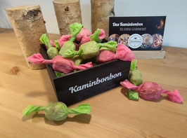 Das Kaminbonbon in einer Holzbox - Inhalt 19 Kaminbonbons