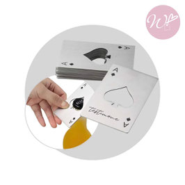 APRI-BOTTIGLIE CARTA POKER - TESTIMONE