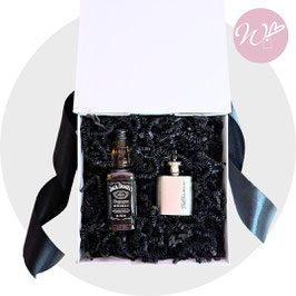 WEDDING BOX "MINI": MINI FIASCHETTA + JACK DANIEL'S 5CL
