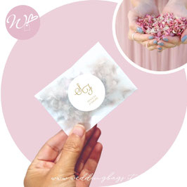 BUSTINA VELLUM CON PETALI ROSA blush