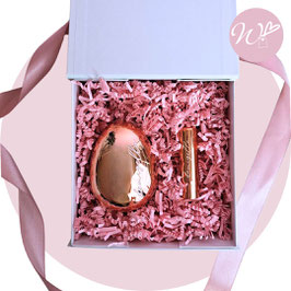 WEDDING BOX "MINI": SPAZZOLA ROSA GOLD + BURROCACAO STILO