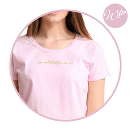 T-SHIRT ROSA (TESTIMONE/DAMIGELLA/AMICHE)