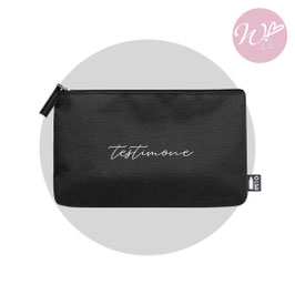 BEAUTY CASE NERO PIATTO