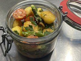 Gnocchi mit grünem Spargel - Vegan -