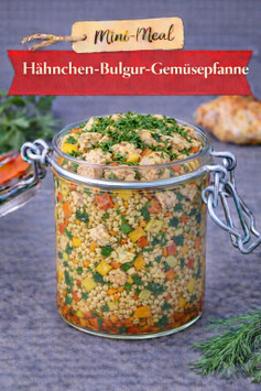 Hähnchen-Bulgur-Gemüsepfanne