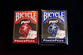 【特価】Bicycle®︎ PRO Poker Peek 赤・青セット