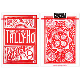 Tally-Ho Fan Back Playing Cards (Red) / タリホー ファンバック デック（赤裏）
