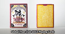 Global Titan Club GOLD Playing Cards / グローバル タイタン クラブ ゴールドデック