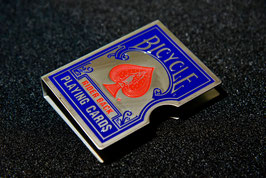 Metal Card Guard (Carved) / 金属製 カードガード（彫刻模様）【青】