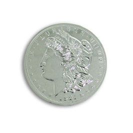 Jumbo 7 Morgan Chrome Dollar / 特大７インチ モルガン・ジャンボコイン