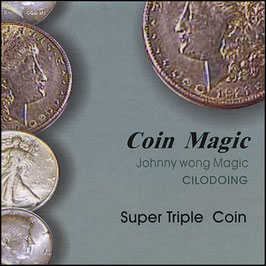 Super Triple Coin (Half Dollar) / スーパー トリプル コイン（ハーフダラー版） by Johnny Wong