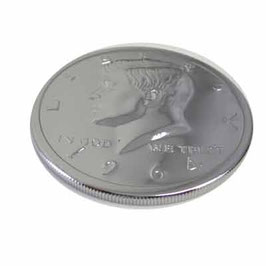 Jumbo Chrome Shell (3 inch Half  Dollar) / ３インチ ジャンボコイン・シェル（ハーフダラー）