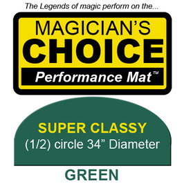 Super Classy Close-Up Mat (34 inch) by Ronjo / 半円 巨大マット（ロンジョ製）【緑】